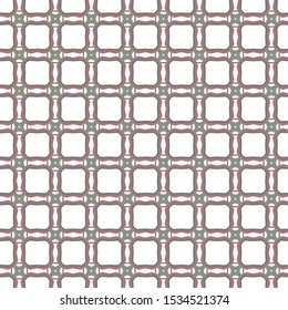 Seamless vector pattern in geometric ornamental style