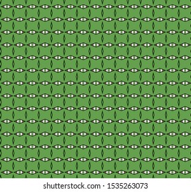 Seamless vector pattern in geometric ornamental style
