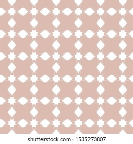 Seamless vector pattern in geometric ornamental style