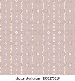 Seamless vector pattern in geometric ornamental style