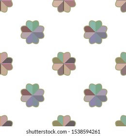 Seamless vector pattern in geometric ornamental style
