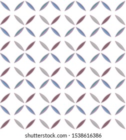 Seamless vector pattern in geometric ornamental style