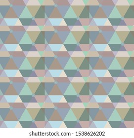 Seamless vector pattern in geometric ornamental style