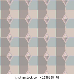 Seamless vector pattern in geometric ornamental style