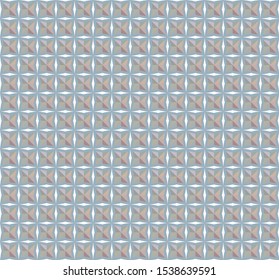 Seamless vector pattern in geometric ornamental style