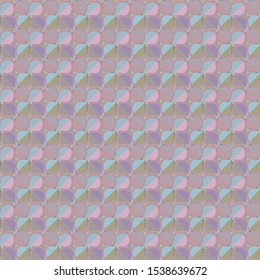 Seamless vector pattern in geometric ornamental style