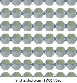 Seamless vector pattern in geometric ornamental style