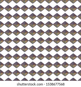 Seamless vector pattern in geometric ornamental style