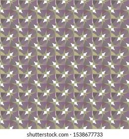 Seamless vector pattern in geometric ornamental style