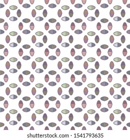 Seamless vector pattern in geometric ornamental style