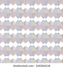 Seamless vector pattern in geometric ornamental style