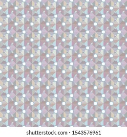 Seamless vector pattern in geometric ornamental style