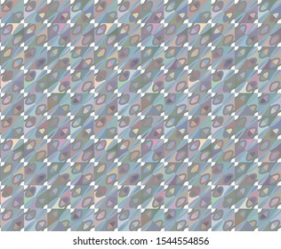 Seamless vector pattern in geometric ornamental style