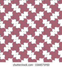 Seamless vector pattern in geometric ornamental style