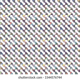 Seamless vector pattern in geometric ornamental style