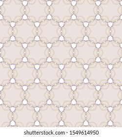 Seamless vector pattern in geometric ornamental style