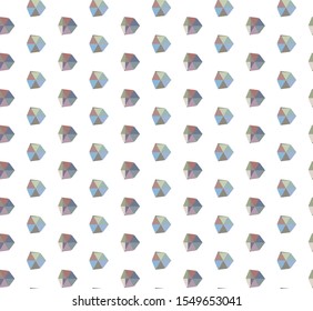 Seamless vector pattern in geometric ornamental style