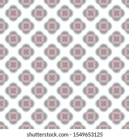 Seamless vector pattern in geometric ornamental style