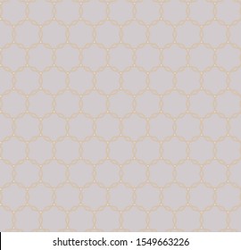 Seamless vector pattern in geometric ornamental style