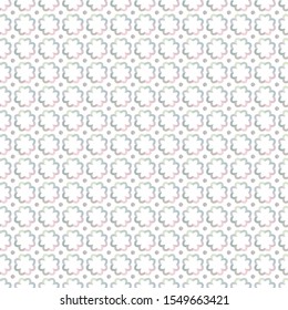 Seamless vector pattern in geometric ornamental style