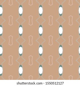 Seamless vector pattern in geometric ornamental style