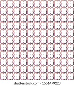 Seamless vector pattern in geometric ornamental style