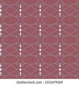 Seamless vector pattern in geometric ornamental style