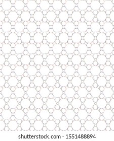 Seamless vector pattern in geometric ornamental style