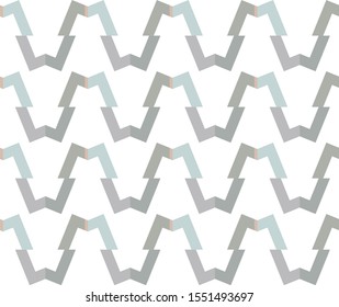 Seamless vector pattern in geometric ornamental style