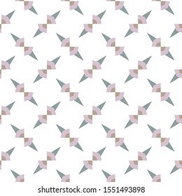 Seamless vector pattern in geometric ornamental style
