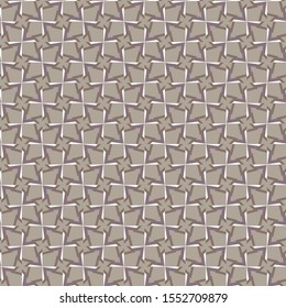 Seamless vector pattern in geometric ornamental style