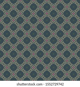 Seamless vector pattern in geometric ornamental style