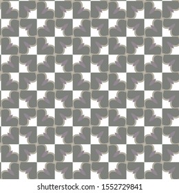 Seamless vector pattern in geometric ornamental style