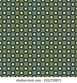 Seamless vector pattern in geometric ornamental style