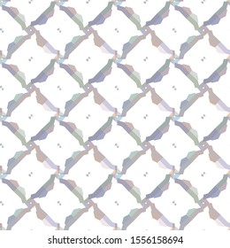 Seamless vector pattern in geometric ornamental style