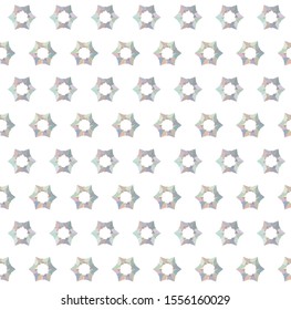 Seamless vector pattern in geometric ornamental style