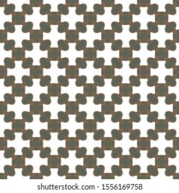 Seamless vector pattern in geometric ornamental style