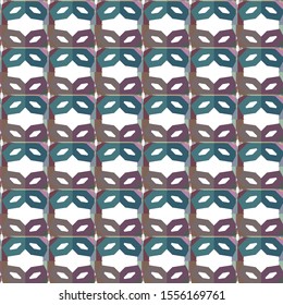 Seamless vector pattern in geometric ornamental style