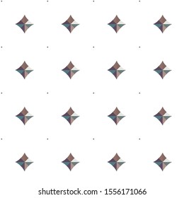 Seamless vector pattern in geometric ornamental style