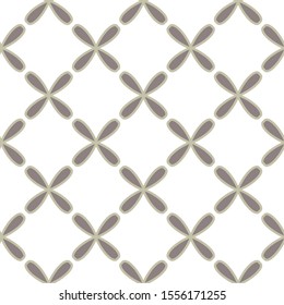 Seamless vector pattern in geometric ornamental style
