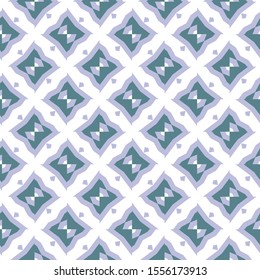Seamless vector pattern in geometric ornamental style
