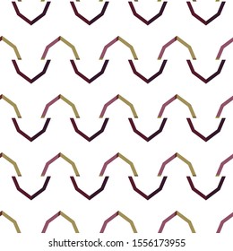 Seamless vector pattern in geometric ornamental style