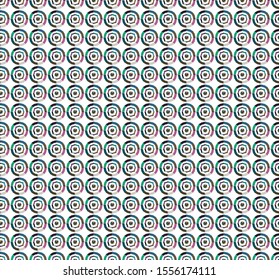 Seamless vector pattern in geometric ornamental style