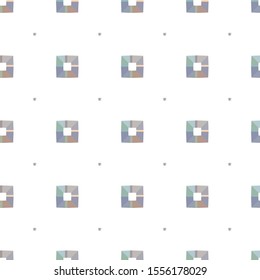 Seamless vector pattern in geometric ornamental style