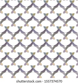 Seamless vector pattern in geometric ornamental style