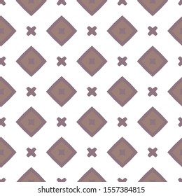 Seamless vector pattern in geometric ornamental style