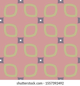 Seamless vector pattern in geometric ornamental style