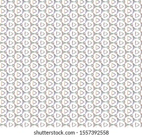 Seamless vector pattern in geometric ornamental style