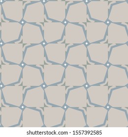 Seamless vector pattern in geometric ornamental style
