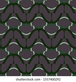 Seamless vector pattern in geometric ornamental style